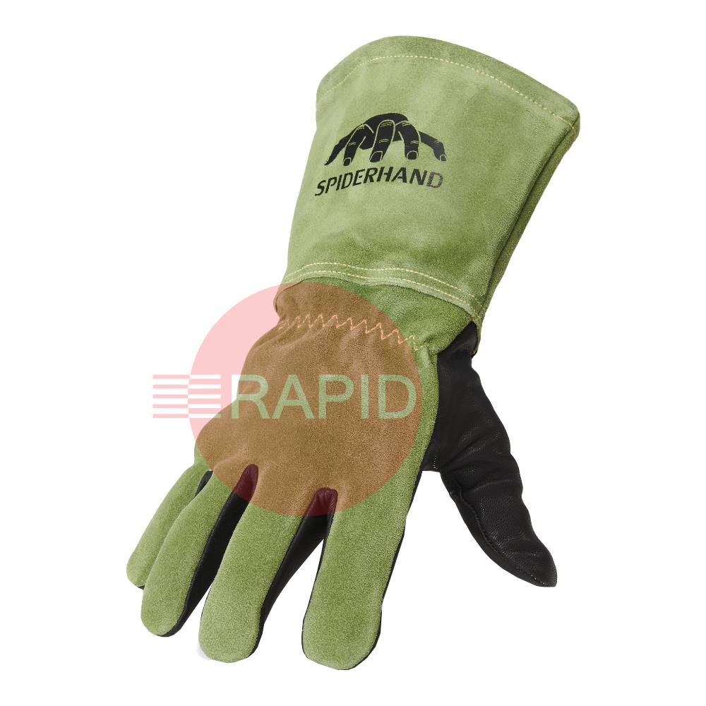 SPM020  Spiderhand MIG Supreme Goat Palm Cow Back MIG Welding Gloves